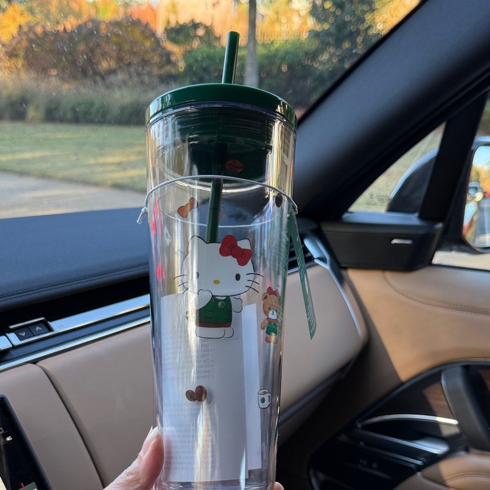 Starbucks Hello Kitty Tumbler - Green and Red - Picture 5 of 8